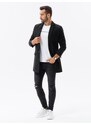 Ombre Clothing Pánský kabát - černá C432