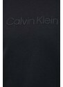 Tréninková mikina Calvin Klein Performance Essentials černá barva, s potiskem
