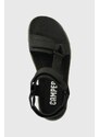 Kožené sandály Camper Oruga Sandal pánské, černá barva, K100416.020