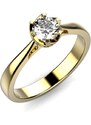 Linger Zlatý zásnubní prsten 122
