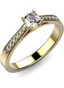 Linger Zlatý zásnubní prsten 306