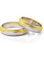 Linger Zlaté snubní prsteny NR204