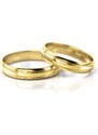 Linger Zlaté snubní prsteny NR239