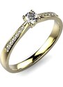 Linger Zlatý zásnubní prsten 369