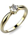 Linger Zlatý zásnubní prsten 362