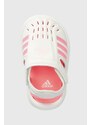 Dětské sandály adidas WATER SANDAL I bílá barva