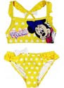 SunCity Dětské / dívčí dvoudílné plavky Disney - Minnie Mouse s puntíky