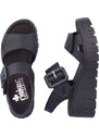 Dámské sandály RIEKER 68050-00 černá