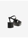 Černé dámské kožené sandály Love Moschino - Dámské