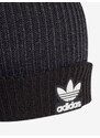 Černo-šedá dámská čepice adidas Originals Pom Beanie - Dámské