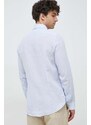 Plátěná košile Michael Kors slim, s klasickým límcem