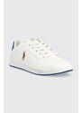 Dětské sneakers boty Polo Ralph Lauren bílá barva