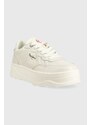 Kožené sneakers boty Pepe Jeans KORE bílá barva, PLS31473