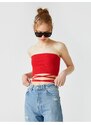 Koton Strapless Crop