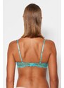 Trendyol Green Lace Detailed Capless Wire Bra Bra