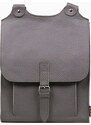 Kožený batoh - šedý