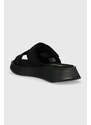 Pantofle Calvin Klein Jeans PREFRESATO SANDAL SOFTNY dámské, černá barva, na platformě, YW0YW00968