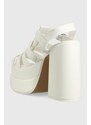 Kožené sandály Steve Madden Carlita bílá barva, SM11002385