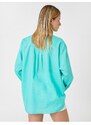 Koton Oversized Shirt Long Sleeved Linen Blend