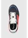 Dětské sneakers boty Pepe Jeans York Mix B červená barva