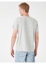 Koton Basic T-Shirt with a Printed Crew Neck