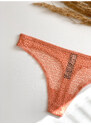 DKNY krajkové tanga Modern Lace - guawa oranžová