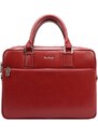Dámská kožená taška Pierre Cardin - červená