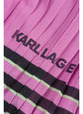 SUKNĚ KARL LAGERFELD STRIPED PLEAT SKIRT