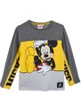 DISNEY SPORTOVNÍ MIKINA MICKEY MOUSE - ŠEDO-ŽLUTÁ Barevná