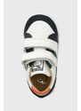 Dětské kožené sneakers boty Shoo Pom bílá barva