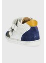 Dětské kožené sneakers boty Shoo Pom bílá barva