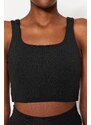 Trendyol Black Medium Support/Shaping Knitted Sports Bra