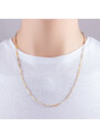 GEMMAX Jewelry Zlatý článkový náhrdelník, délka 42 cm GUNYN-42-43741