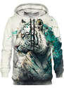 Bittersweet Paris Watercolor Tiger Hoodie - XS