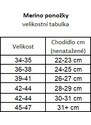 Cai Švédsko Merino ponožky Tunn orange 40/45
