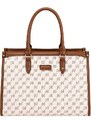 David Jones Kabelka Logo Citybag Beige