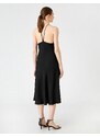 Koton A-Line Midi Dress with Halter Neck