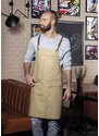 Karlowsky Stylová zástěra Bib Apron Urban X-Style 100% bavlna