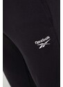 Bavlněné tepláky Reebok Classic černá barva, HS5788-BLACK