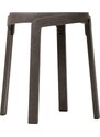 Nardi Hnědá plastová zahradní stolička Stack Mini 36,5 cm