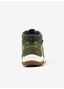 Zelené klučičí kotníkové kožené zimní boty Richter - Kluci