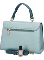 Dámská kabelka do ruky světle modrá - DIANA & CO Perforny modrá