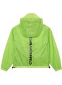 Dětská bunda Karl Lagerfeld zelená barva