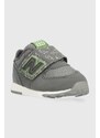 Dětské sneakers boty New Balance NBNW574 šedá barva