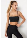 Trendyol Black Medium Support/Shaping Knitted Sports Bra