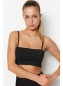 Trendyol Black Medium Support/Shaping Knitted Sports Bra