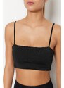 Trendyol Black Medium Support/Shaping Knitted Sports Bra