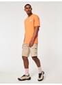 Oranžové pánské tričko s potiskem na zádech Oakley - Pánské