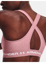 Under Armour Podprsenka UA Crossback Mid Bra-PNK - Dámské