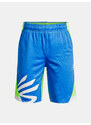 Under Armour Kraťasy B CURRY SPLASH SHORT-BLU - Kluci